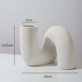 Vaso de Cerâmia Twisted